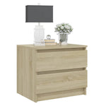 Nattbord Sonoma Eik 50X39X43,5 Cm Konstruert Tre