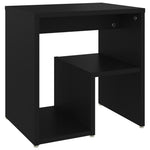 Nattbord Svart 40X30X40 Cm Konstruert Tre