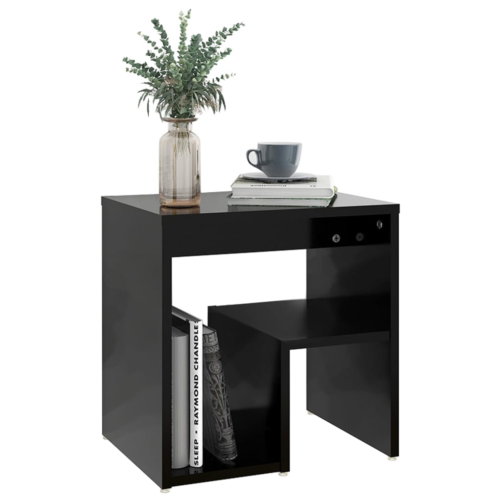 Nattbord Svart 40X30X40 Cm Konstruert Tre