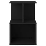 Nattbord 2 Stk Svart 35X35X55 Cm Konstruert Tre
