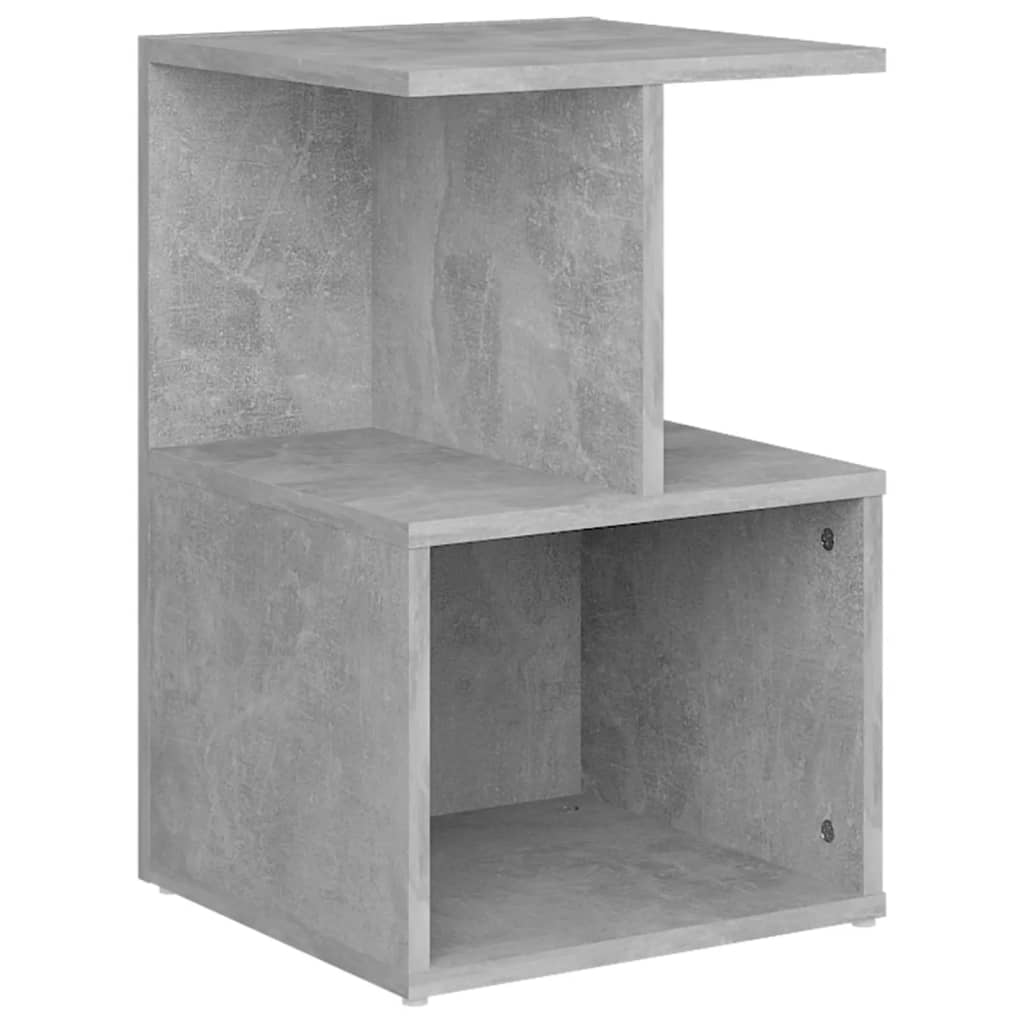 Sideskap Betonggrå 35X35X55 Cm Konstruert Tre