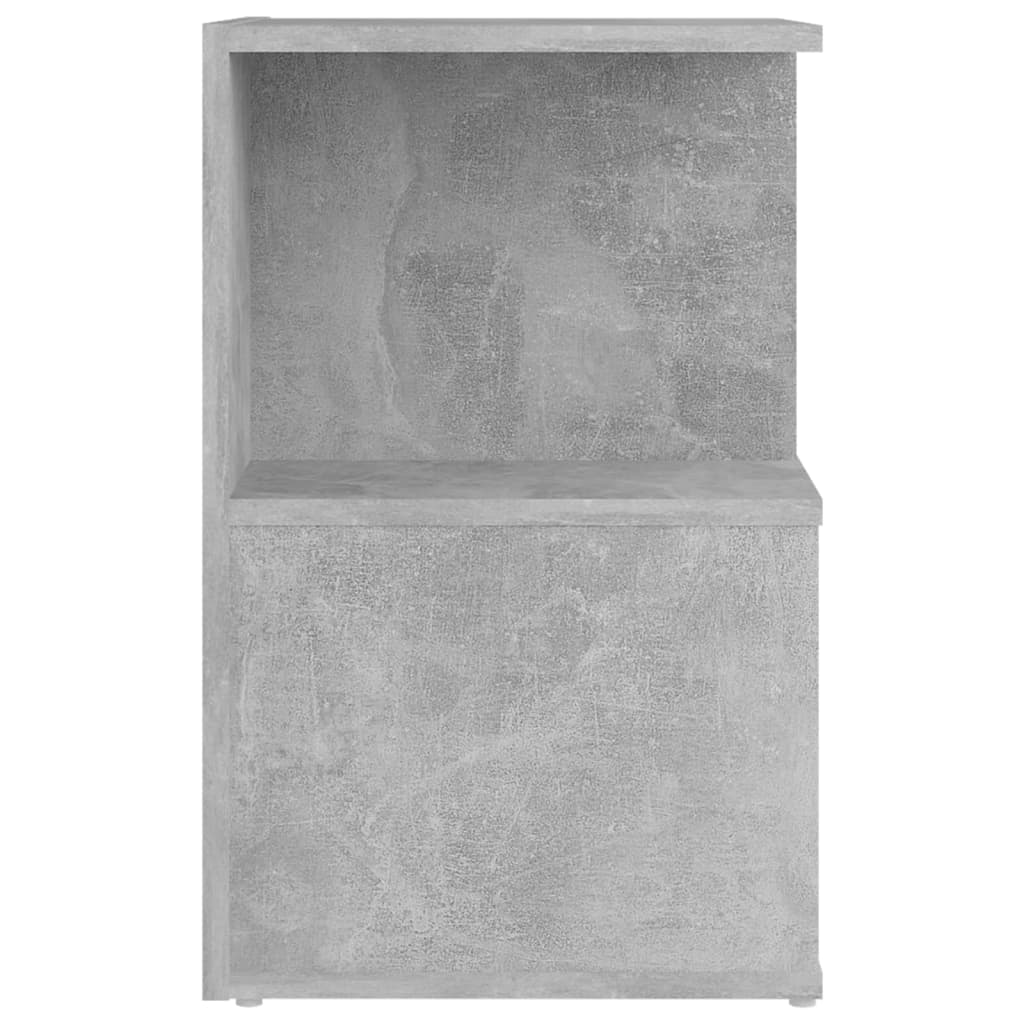 Sideskap Betonggrå 35X35X55 Cm Konstruert Tre