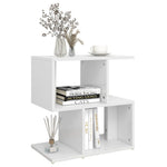 Nattbord 2 Stk Hvit 50X30X51,5 Cm Konstruert Tre