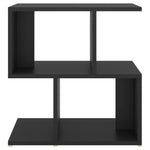 Nattbord 2 Stk Svart 50X30X51,5 Cm Konstruert Tre