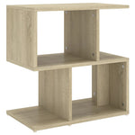 Nattbord Sonoma Eik 50X30X51,5 Cm Konstruert Tre