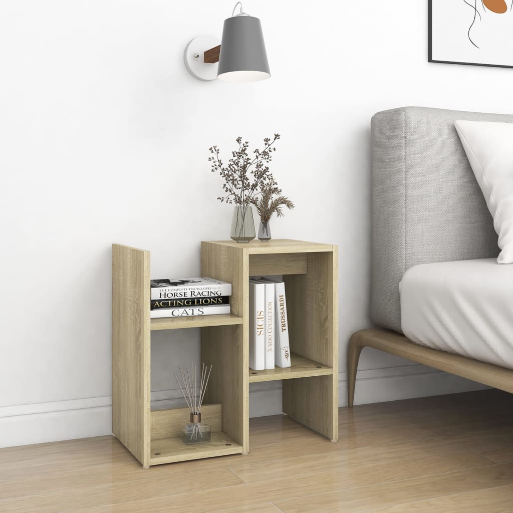 Nattbord Sonoma Eik 50X30X51,5 Cm Konstruert Tre