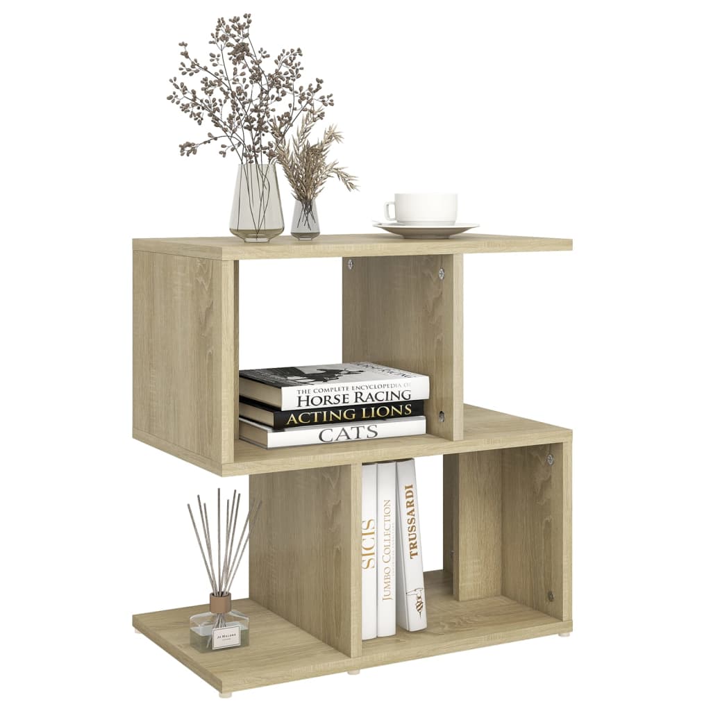 Nattbord 2 Stk Sonoma Eik 50X30X51,5 Cm Konstruert Tre