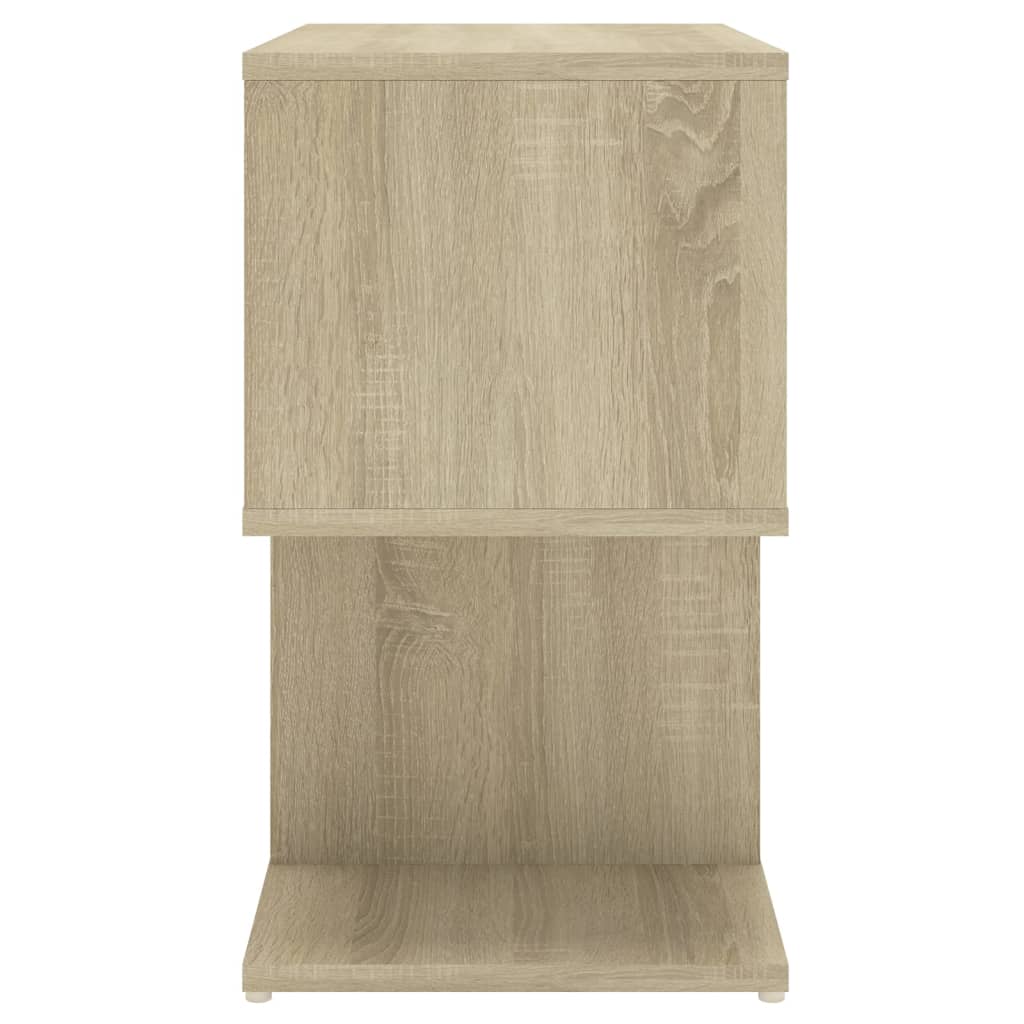 Nattbord 2 Stk Sonoma Eik 50X30X51,5 Cm Konstruert Tre