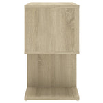 Nattbord 2 Stk Sonoma Eik 50X30X51,5 Cm Konstruert Tre
