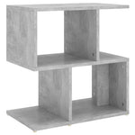 Nattbord Betonggrå 50X30X51,5 Cm Konstruert Tre