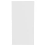 Sidebord Hvit 50X26X50 Cm Konstruert Tre