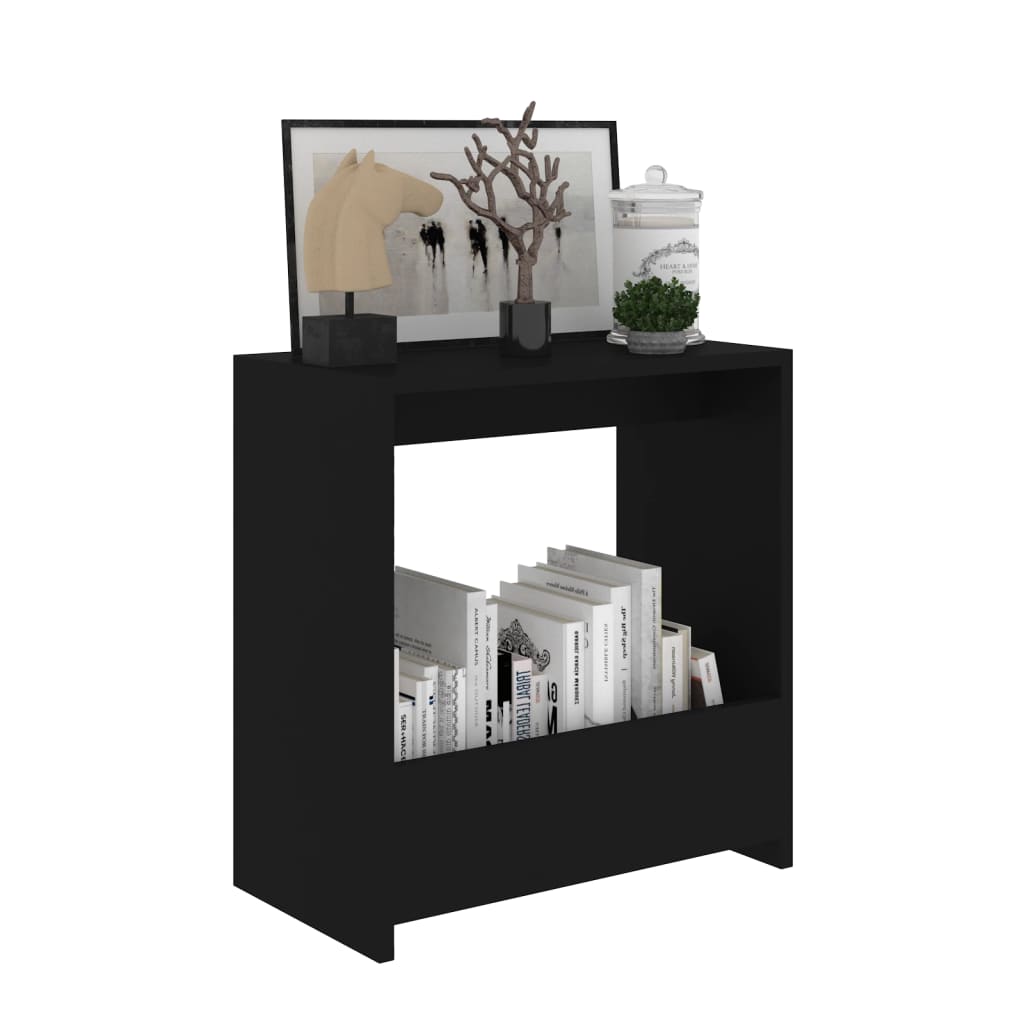 Sidebord Svart 50X26X50 Cm Konstruert Tre