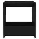 Sidebord Svart 50X26X50 Cm Konstruert Tre