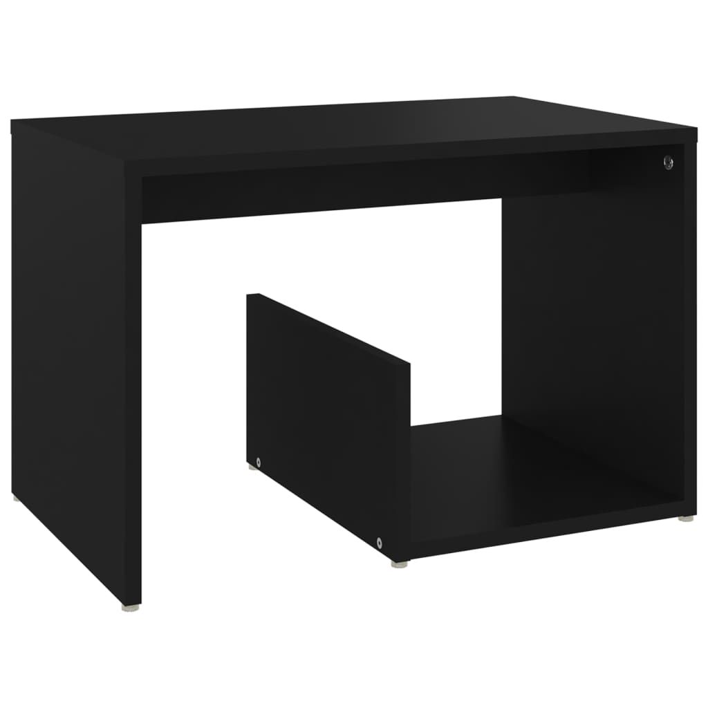 Sidebord Svart 59X36X38 Cm Konstruert Tre
