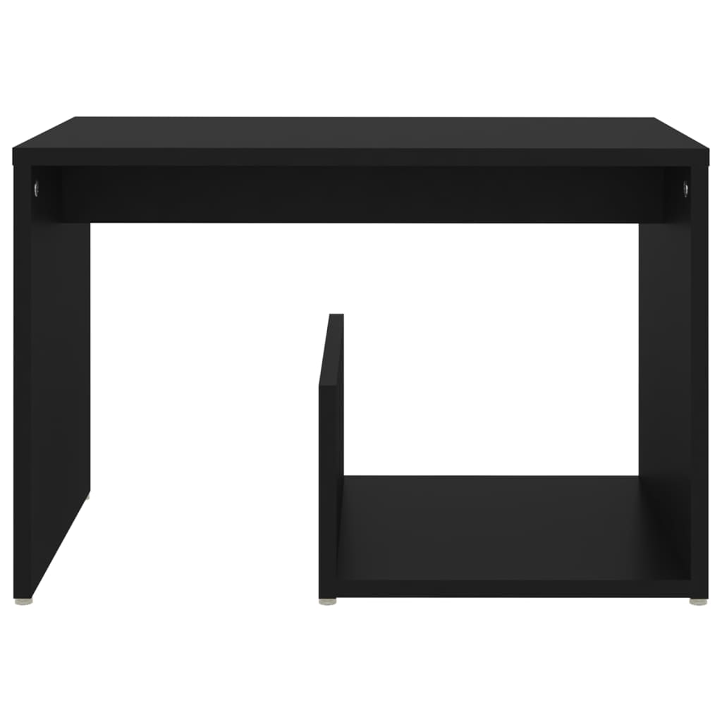 Sidebord Svart 59X36X38 Cm Konstruert Tre