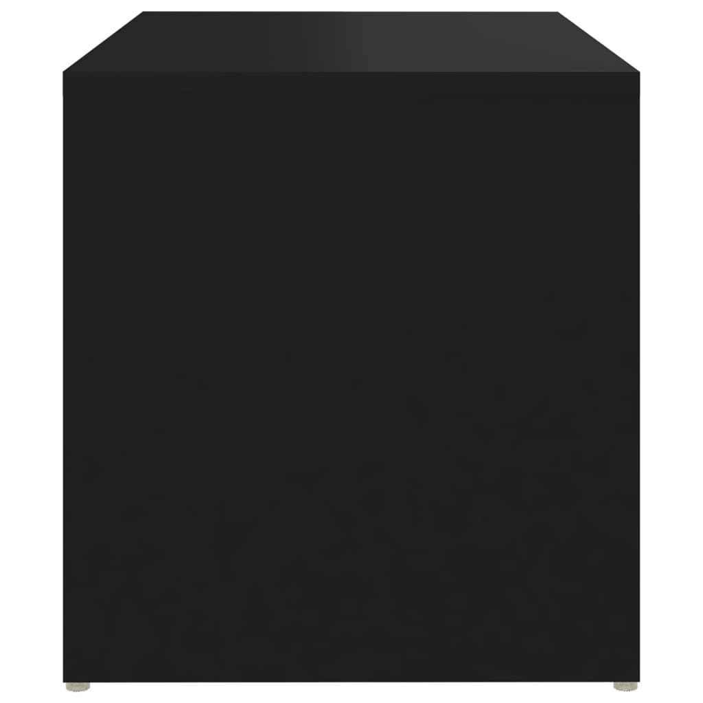 Sidebord Svart 59X36X38 Cm Konstruert Tre
