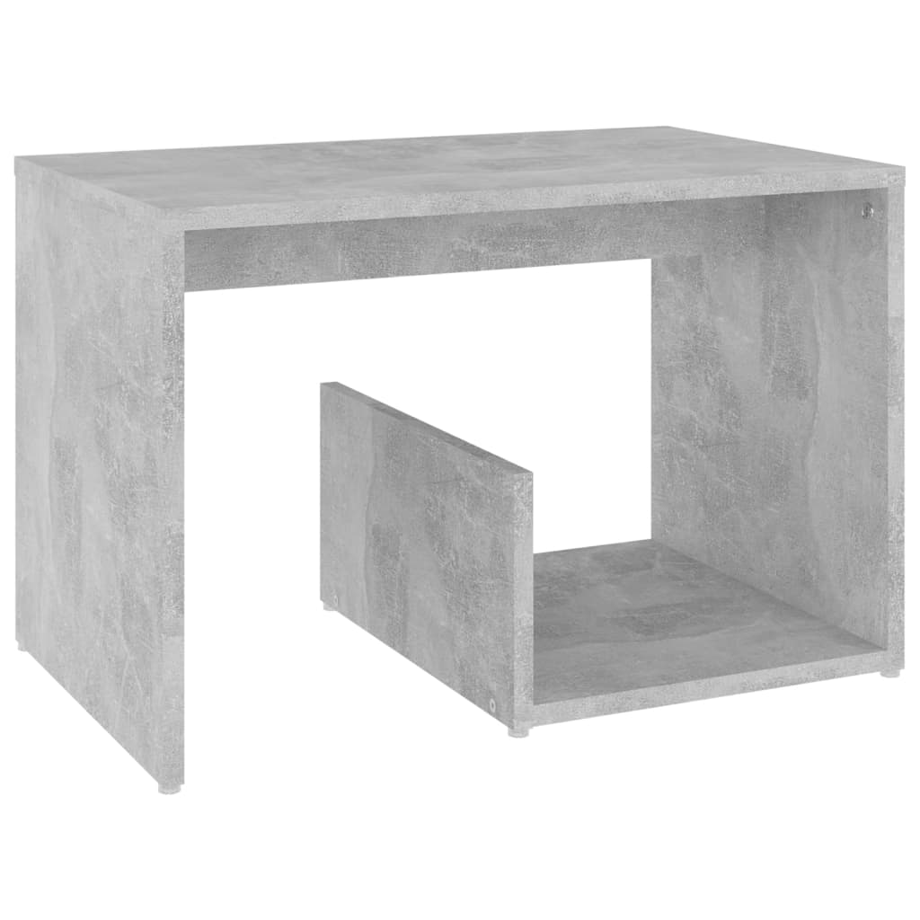 Sidebord Betonggrå 59X36X38 Cm Konstruert Tre