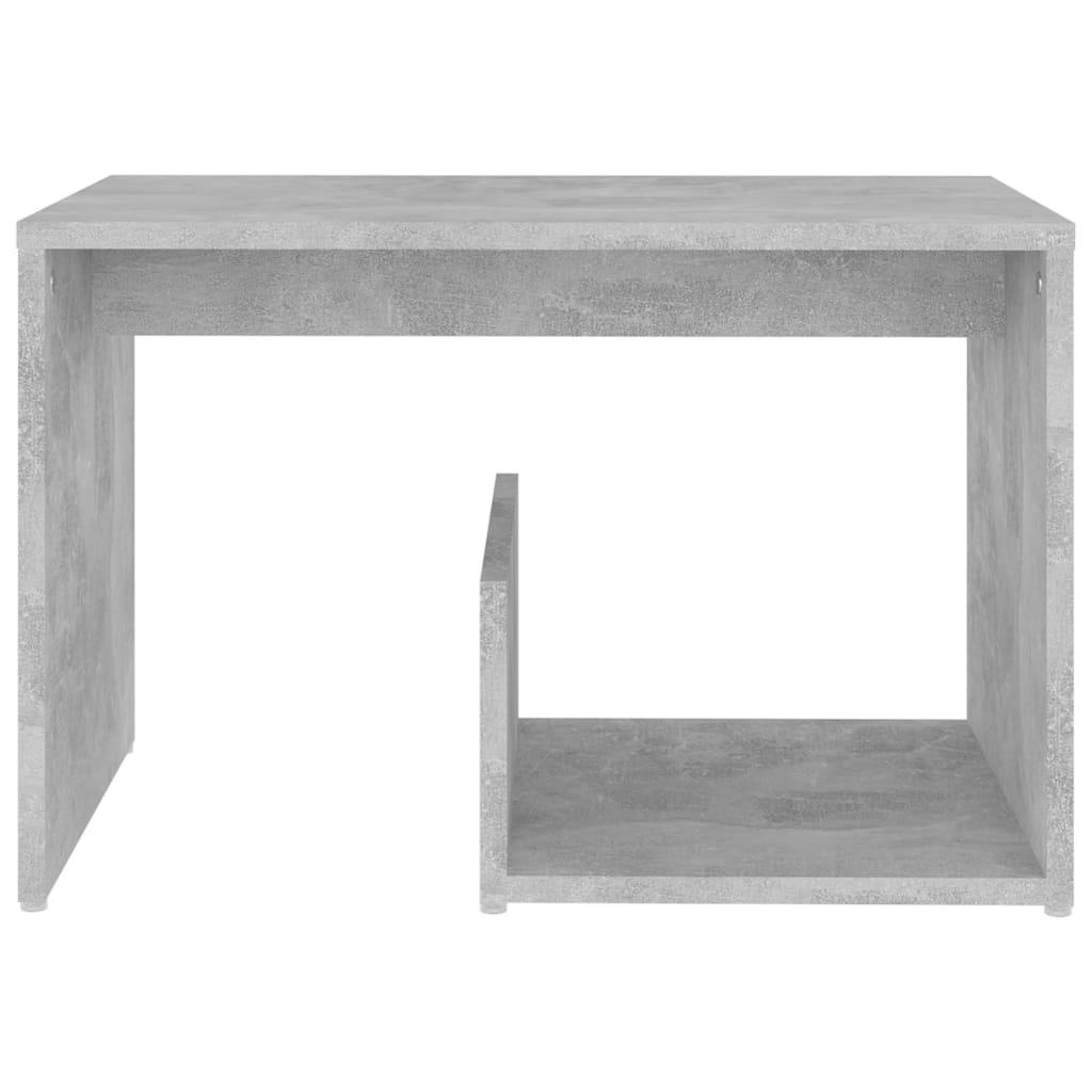 Sidebord Betonggrå 59X36X38 Cm Konstruert Tre