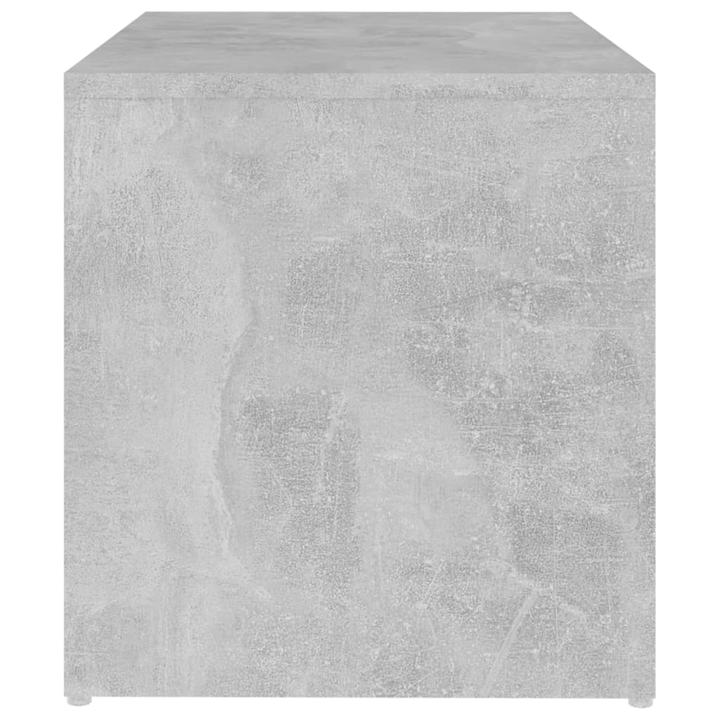 Sidebord Betonggrå 59X36X38 Cm Konstruert Tre