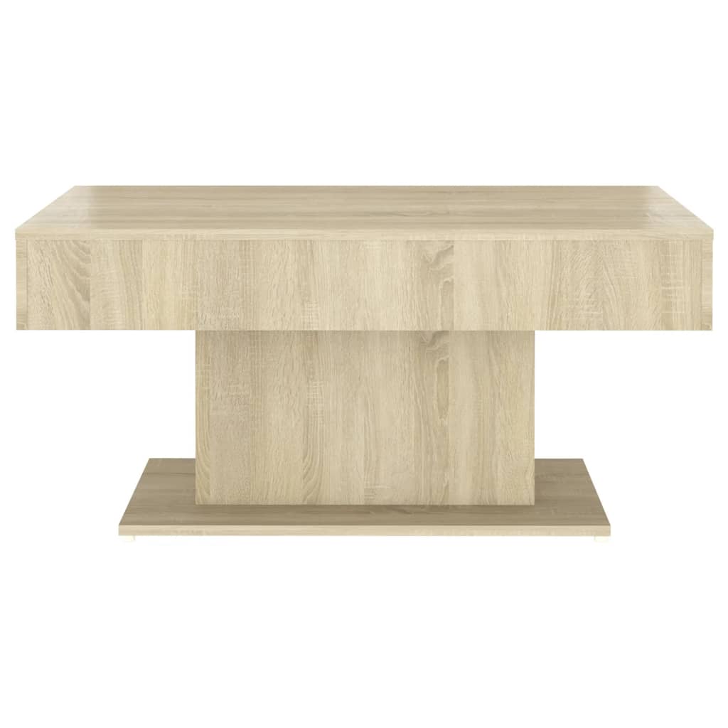 Salongbord Røkt Eik 96X50X45 Cm Konstruert Tre