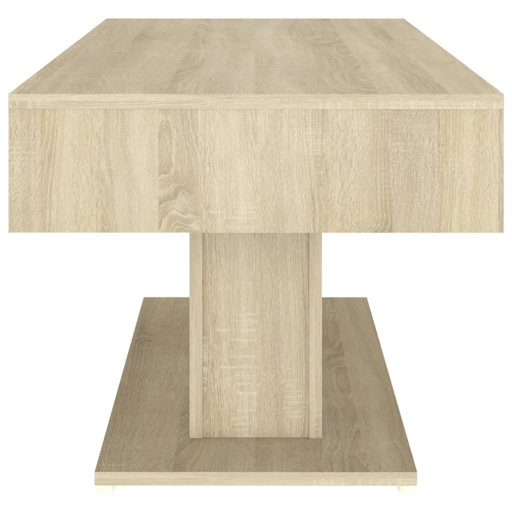Salongbord Røkt Eik 96X50X45 Cm Konstruert Tre