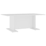 Salongbord Hvit 103,5X60X40 Cm Konstruert Tre