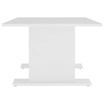 Salongbord Hvit 103,5X60X40 Cm Konstruert Tre