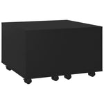 Salongbord Svart 60X60X38 Cm Konstruert Tre