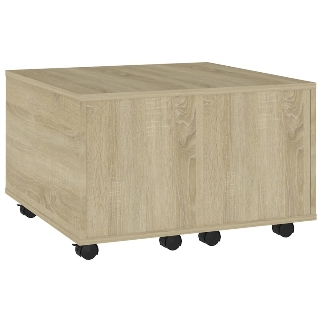 Salongbord Sonoma Eik 60X60X38 Cm Konstruert Tre