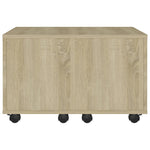 Salongbord Sonoma Eik 60X60X38 Cm Konstruert Tre