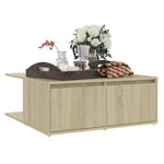 Salongbord Sonoma Eik 80X80X31 Cm Konstruert Tre