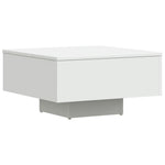 Salongbord Hvit 60X60X31,5 Cm Konstruert Tre