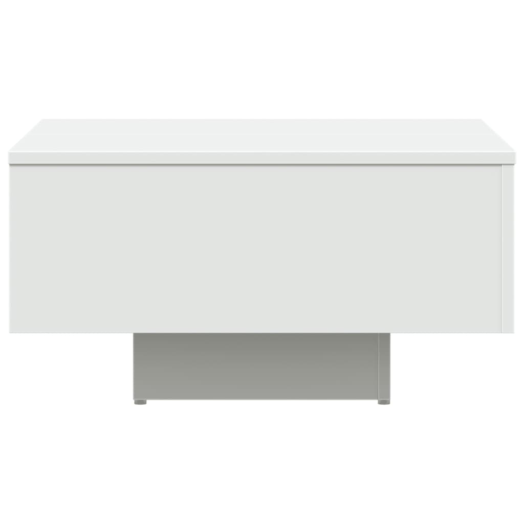 Salongbord Hvit 60X60X31,5 Cm Konstruert Tre