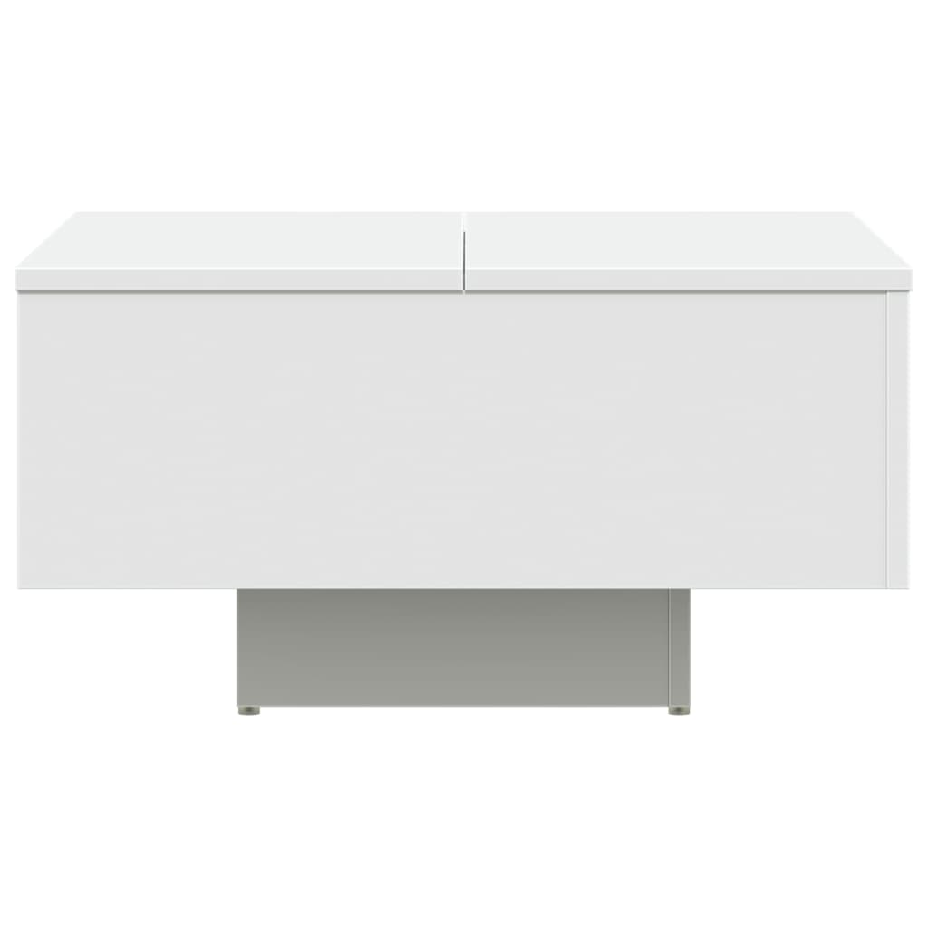 Salongbord Hvit 60X60X31,5 Cm Konstruert Tre