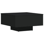 Salongbord Svart 60X60X31,5 Cm Konstruert Tre