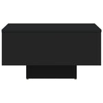 Salongbord Svart 60X60X31,5 Cm Konstruert Tre