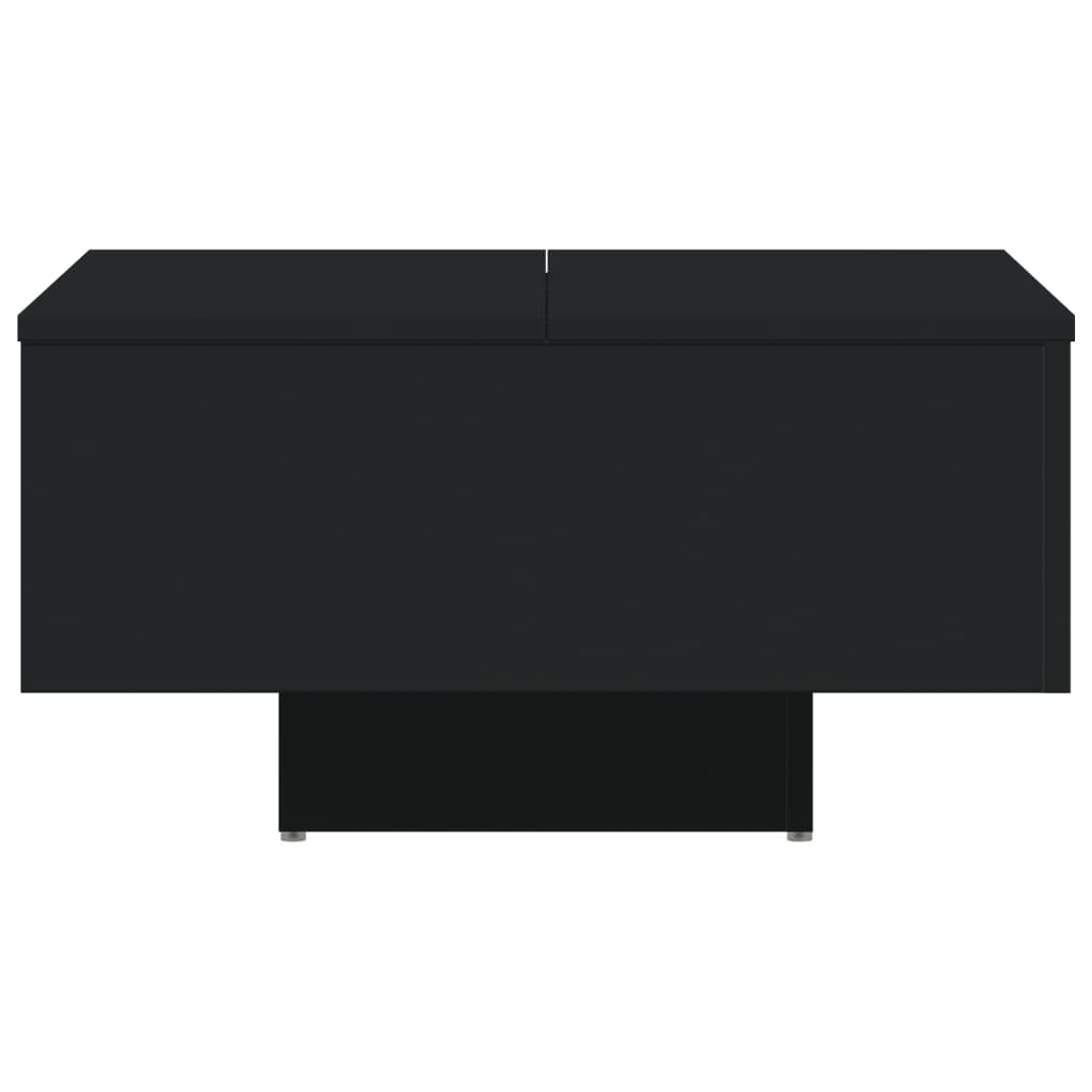 Salongbord Svart 60X60X31,5 Cm Konstruert Tre