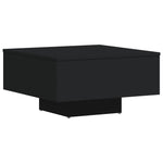 Salongbord Svart 60X60X31,5 Cm Konstruert Tre
