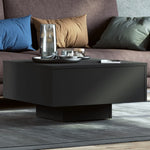 Salongbord Svart 60X60X31,5 Cm Konstruert Tre