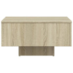 Salongbord Sonoma Eik 60X60X31,5 Cm Konstruert Tre