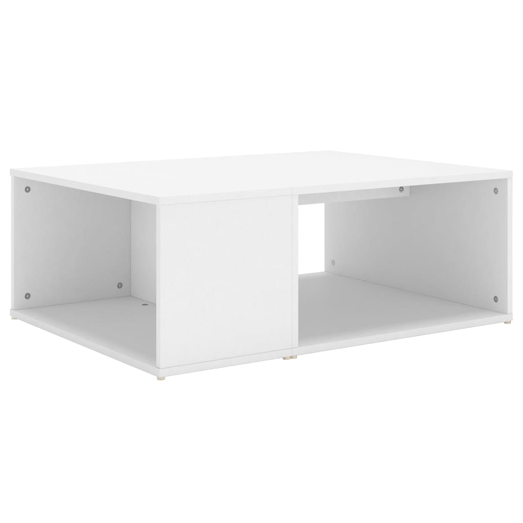 Salongbord Hvit 90X67X33 Cm Konstruert Tre