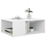 Salongbord Hvit 90X67X33 Cm Konstruert Tre