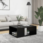 Salongbord Svart 90X67X33 Cm Konstruert Tre