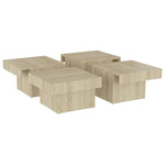 Salongbord Sonoma Eik 90X90X28 Cm Konstruert Tre