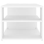 Salongbord Hvit 100X50X40 Cm Konstruert Tre