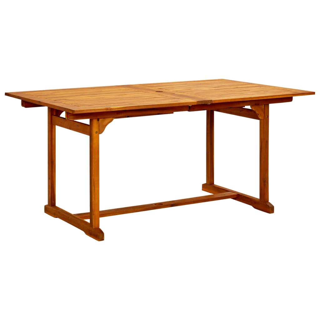 Utendørs Spisestue 7 Deler Heltre Akasie 160-240 Cm