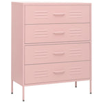 Kommode Rosa 80X35X101,5 Cm Stål