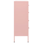Kommode Rosa 80X35X101,5 Cm Stål