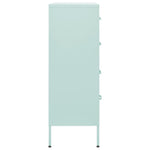 Kommode Myntegrønn 80X35X101,5 Cm Stål