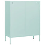 Kommode Myntegrønn 80X35X101,5 Cm Stål